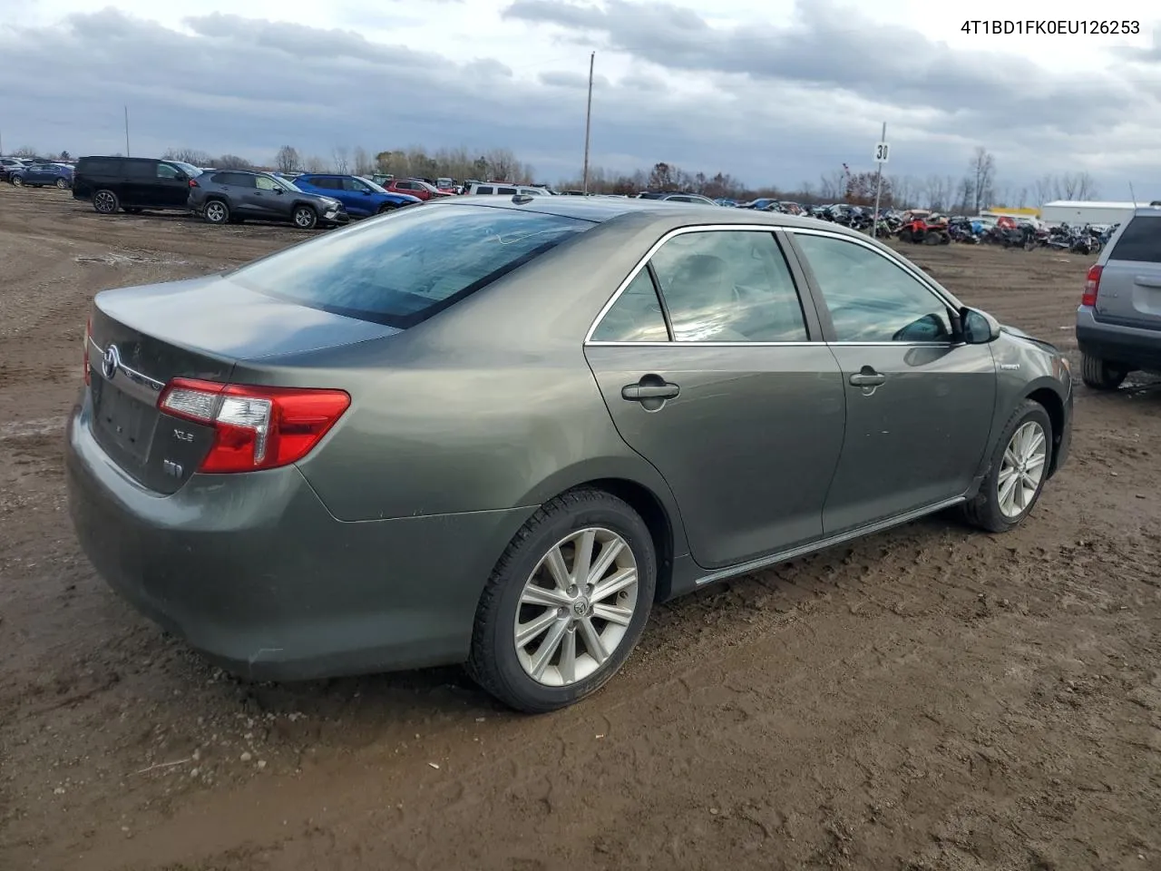 2014 Toyota Camry Hybrid VIN: 4T1BD1FK0EU126253 Lot: 78059514