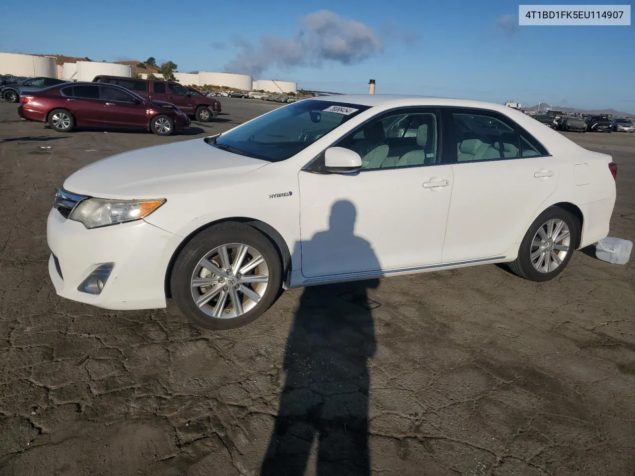 2014 Toyota Camry Hybrid VIN: 4T1BD1FK5EU114907 Lot: 78088454