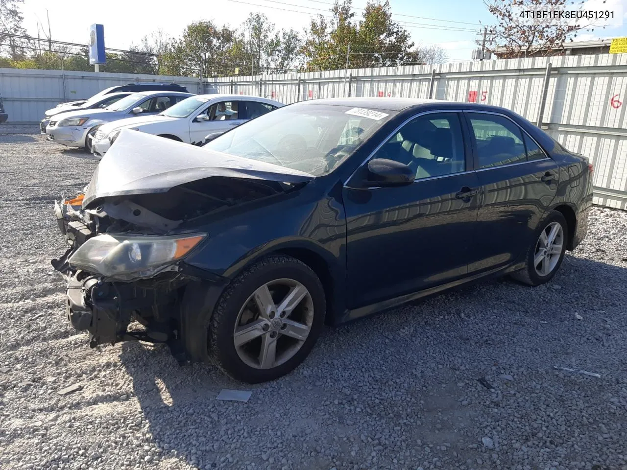 2014 Toyota Camry L VIN: 4T1BF1FK8EU451291 Lot: 78139214