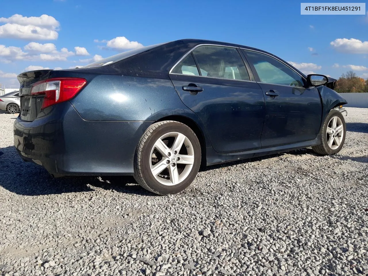 2014 Toyota Camry L VIN: 4T1BF1FK8EU451291 Lot: 78139214