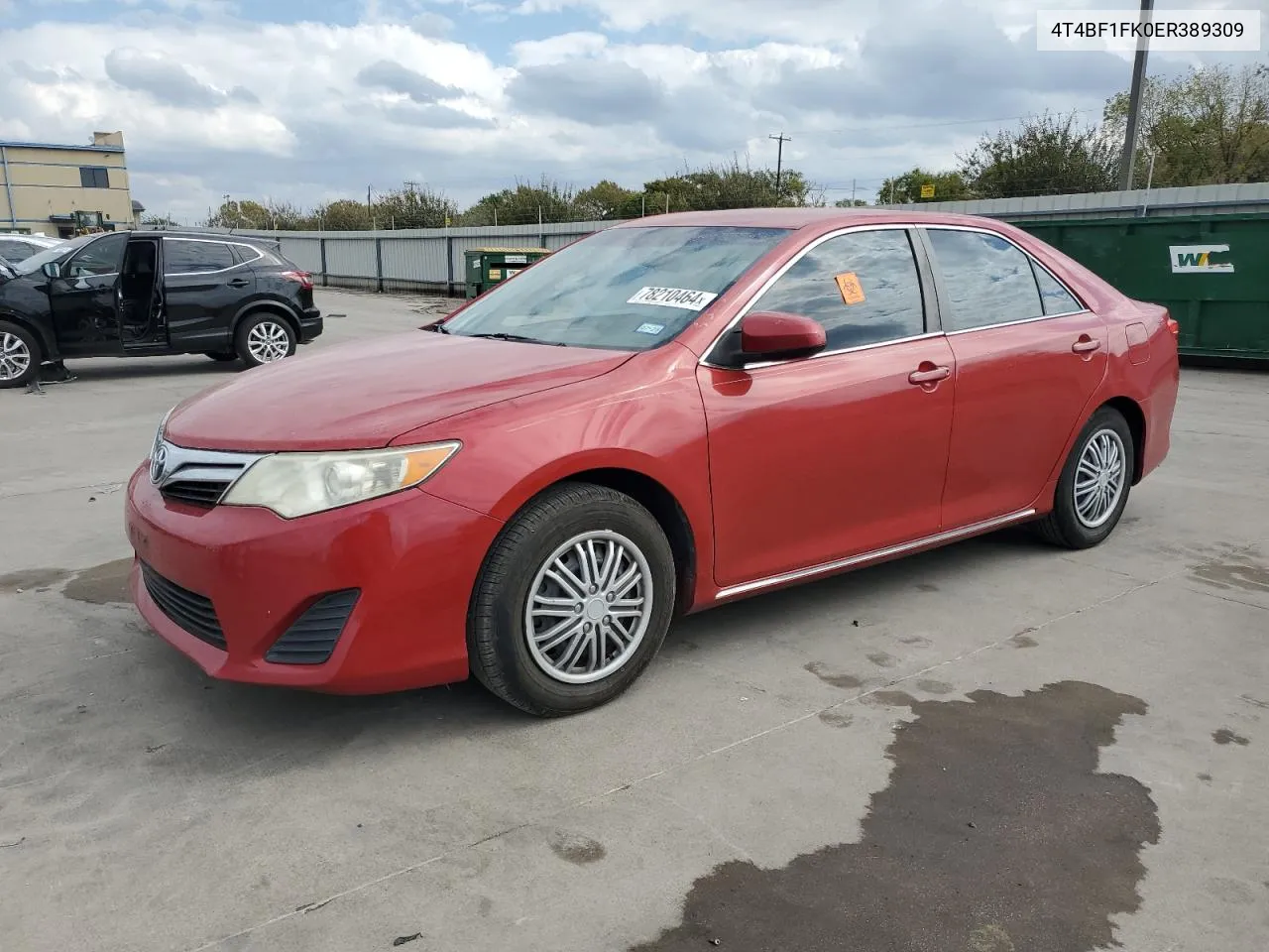 2014 Toyota Camry L VIN: 4T4BF1FK0ER389309 Lot: 78210464