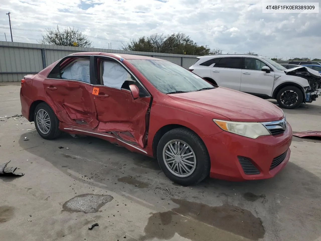 2014 Toyota Camry L VIN: 4T4BF1FK0ER389309 Lot: 78210464