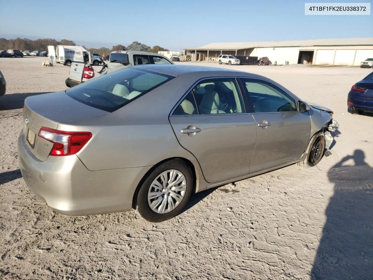 2014 Toyota Camry L VIN: 4T1BF1FK2EU338372 Lot: 78242494