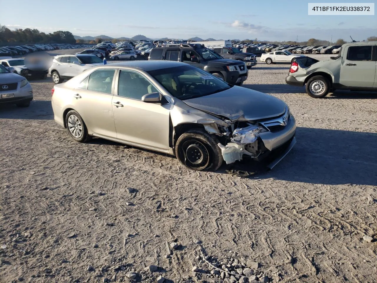 2014 Toyota Camry L VIN: 4T1BF1FK2EU338372 Lot: 78242494