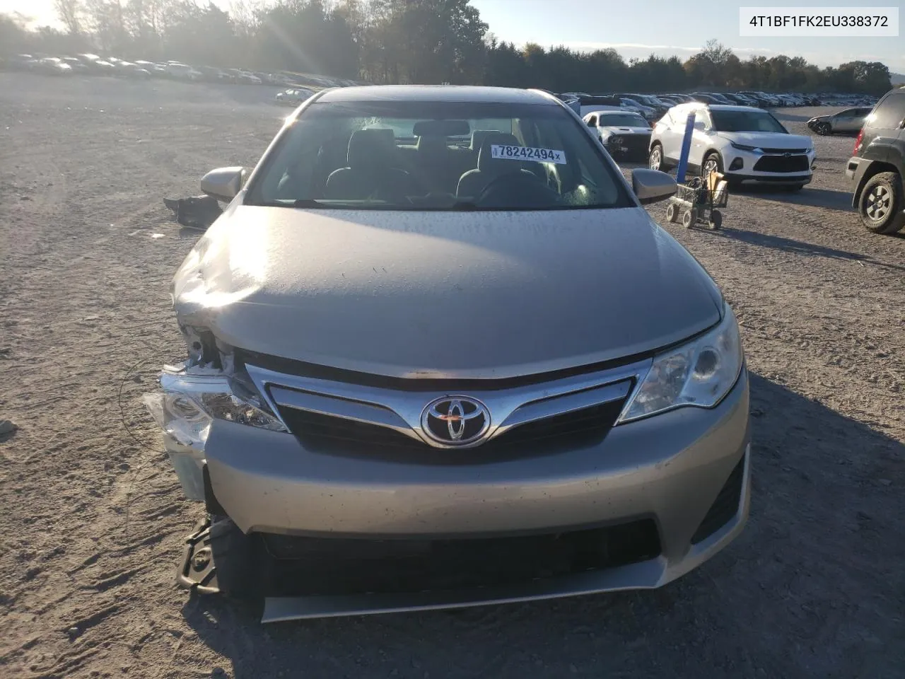 2014 Toyota Camry L VIN: 4T1BF1FK2EU338372 Lot: 78242494