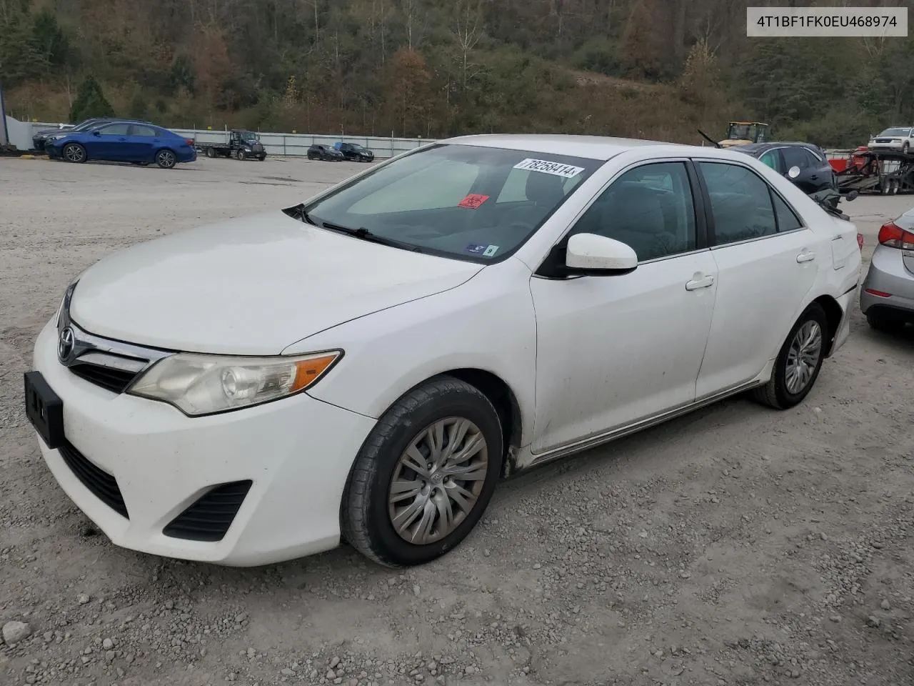 2014 Toyota Camry L VIN: 4T1BF1FK0EU468974 Lot: 78258414