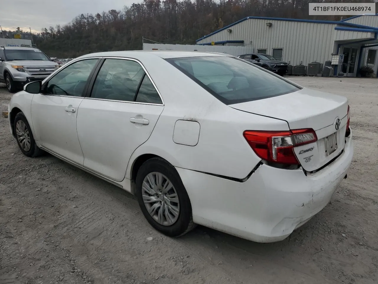 2014 Toyota Camry L VIN: 4T1BF1FK0EU468974 Lot: 78258414