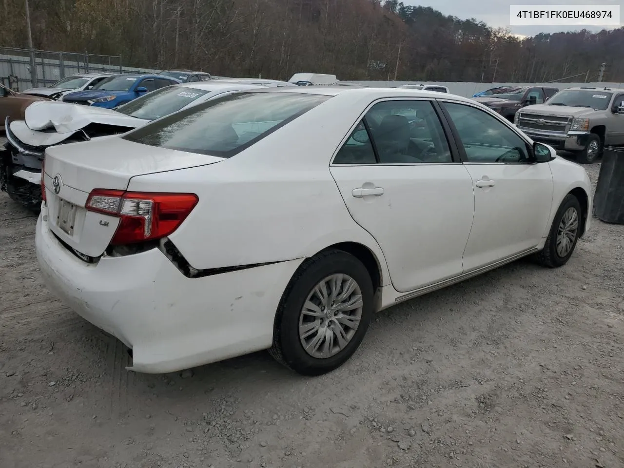 2014 Toyota Camry L VIN: 4T1BF1FK0EU468974 Lot: 78258414