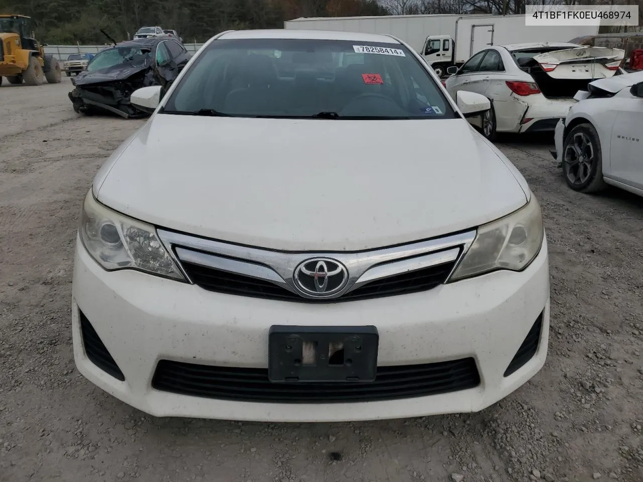 2014 Toyota Camry L VIN: 4T1BF1FK0EU468974 Lot: 78258414