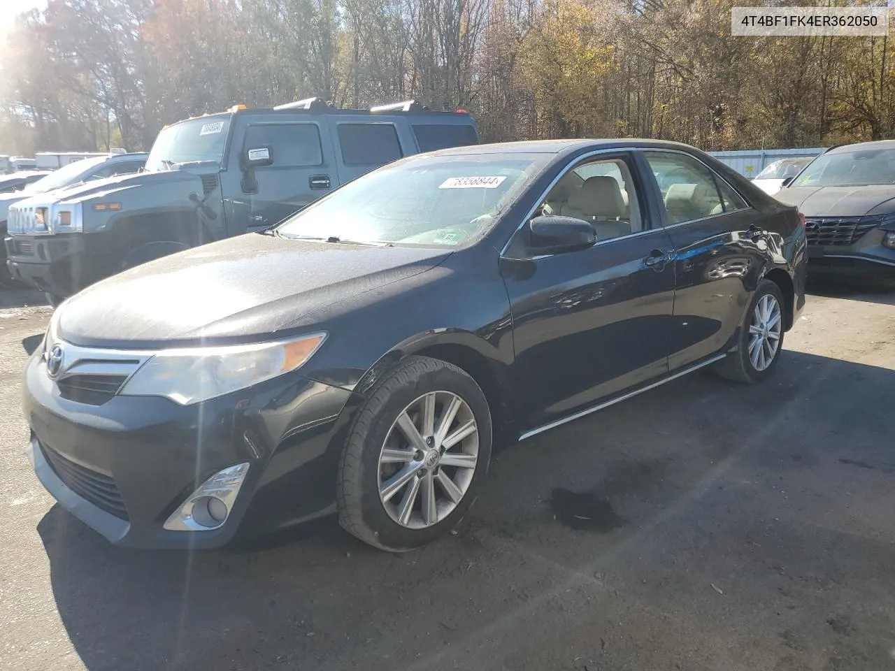 2014 Toyota Camry L VIN: 4T4BF1FK4ER362050 Lot: 78358844