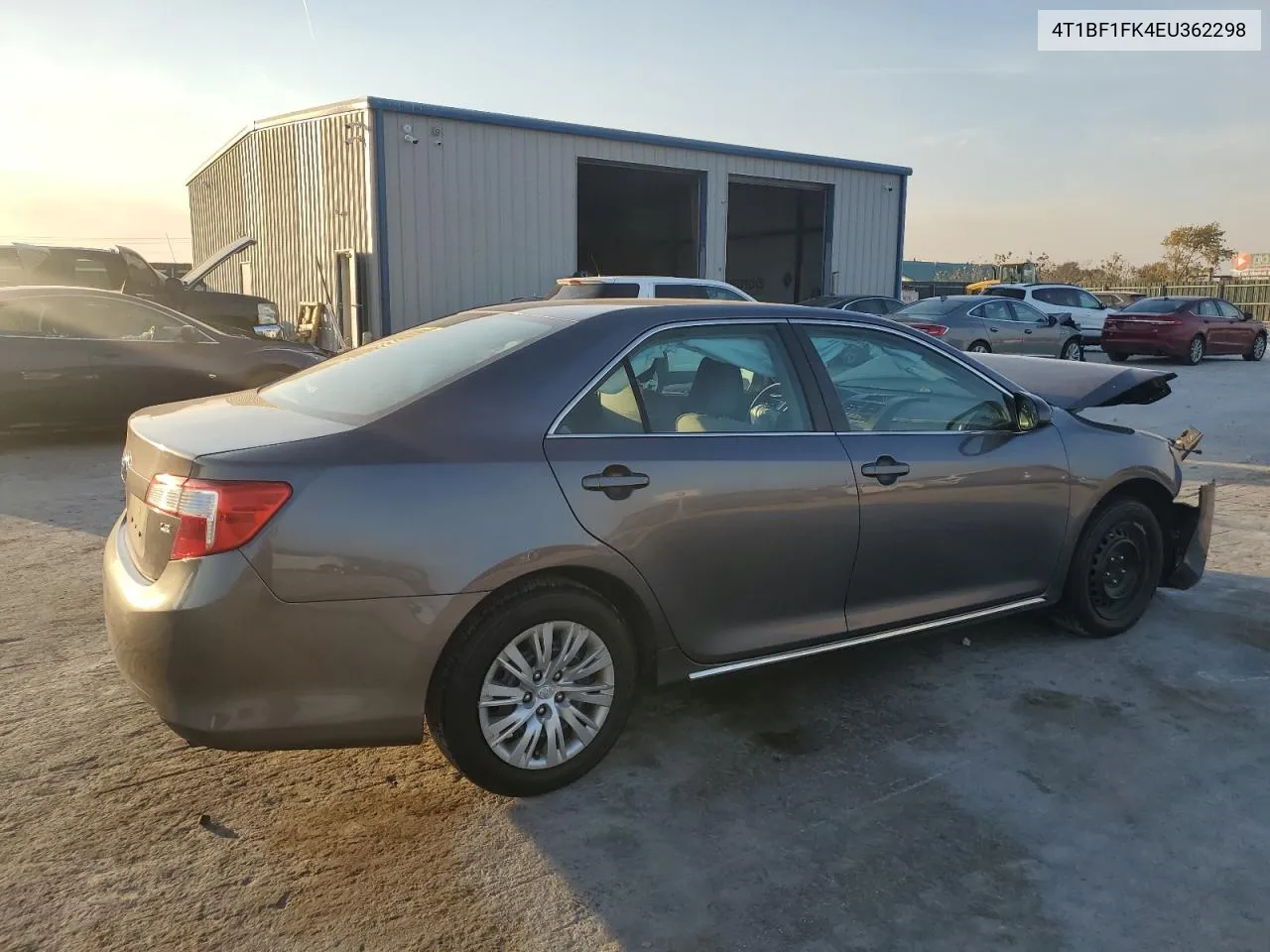 2014 Toyota Camry L VIN: 4T1BF1FK4EU362298 Lot: 78443424