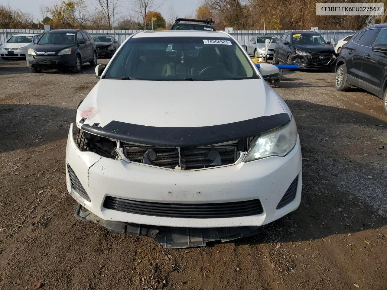 2014 Toyota Camry L VIN: 4T1BF1FK6EU327567 Lot: 78508804