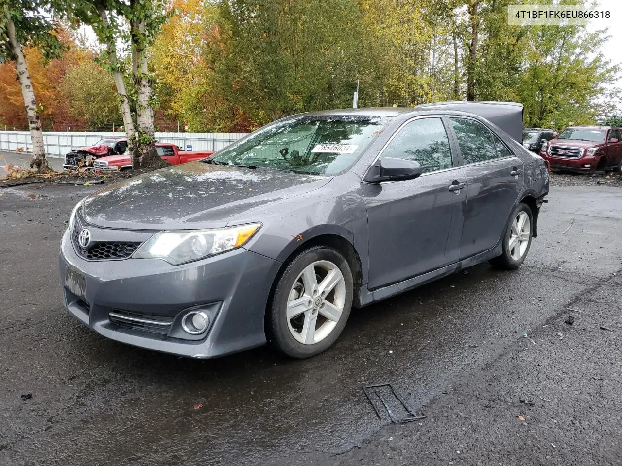 2014 Toyota Camry L VIN: 4T1BF1FK6EU866318 Lot: 78546034