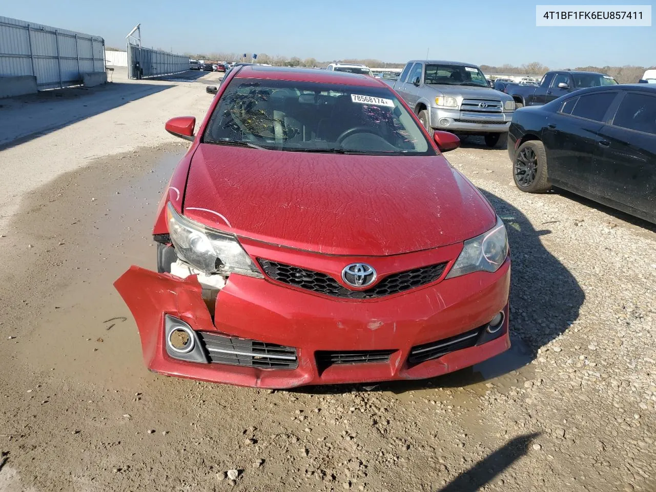 2014 Toyota Camry L VIN: 4T1BF1FK6EU857411 Lot: 78568174