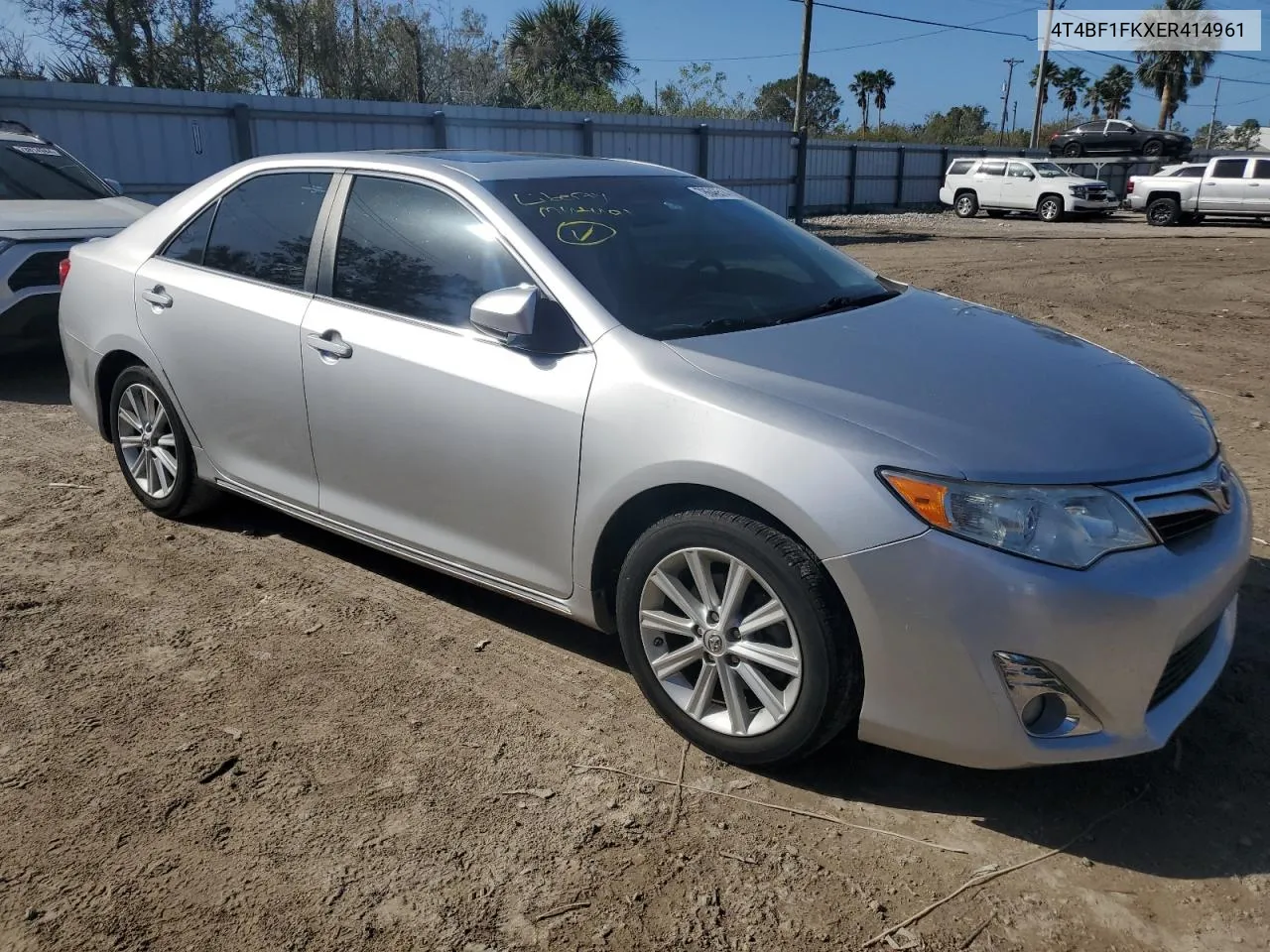 2014 Toyota Camry L VIN: 4T4BF1FKXER414961 Lot: 78646514