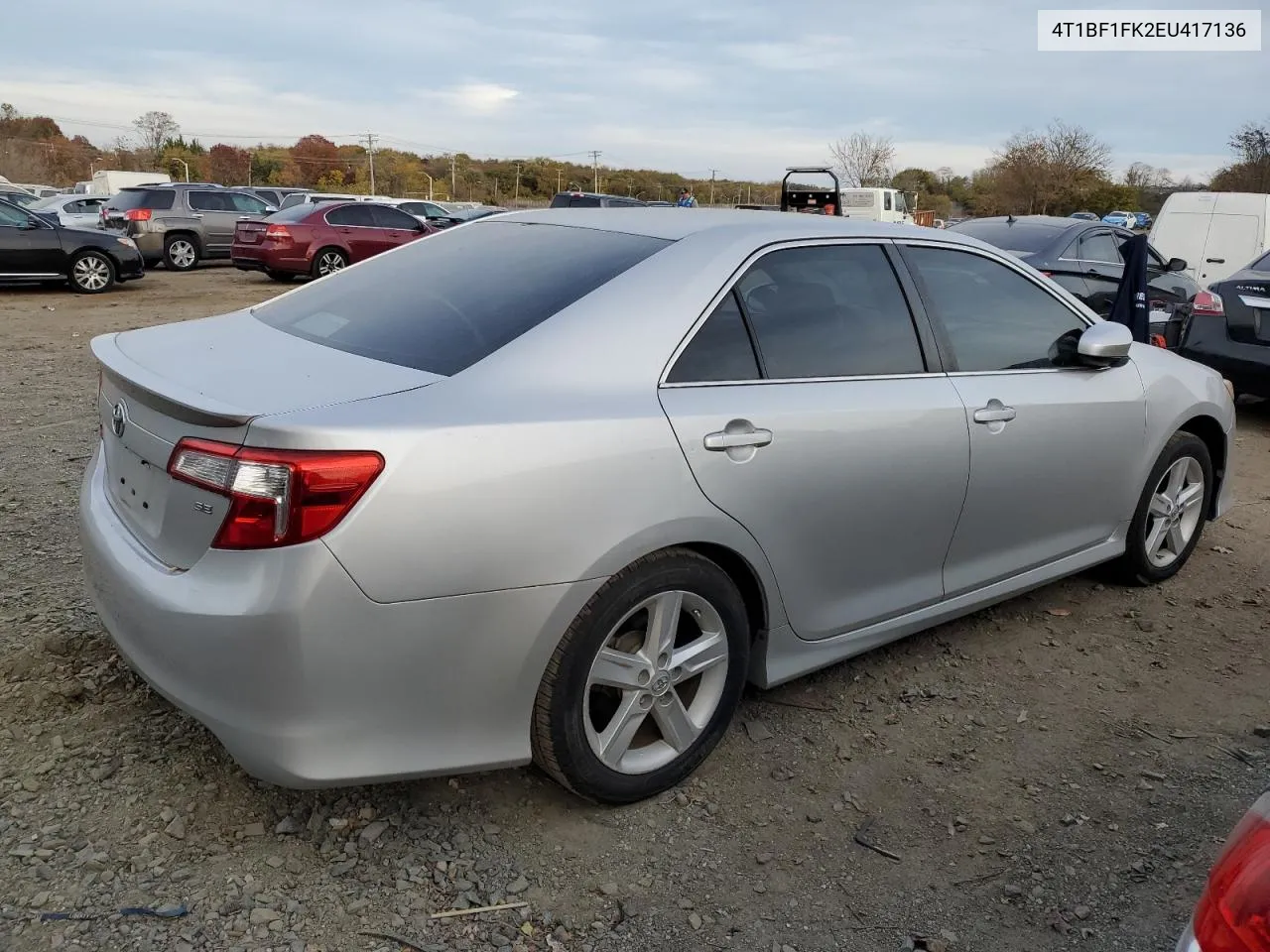 2014 Toyota Camry L VIN: 4T1BF1FK2EU417136 Lot: 78666044