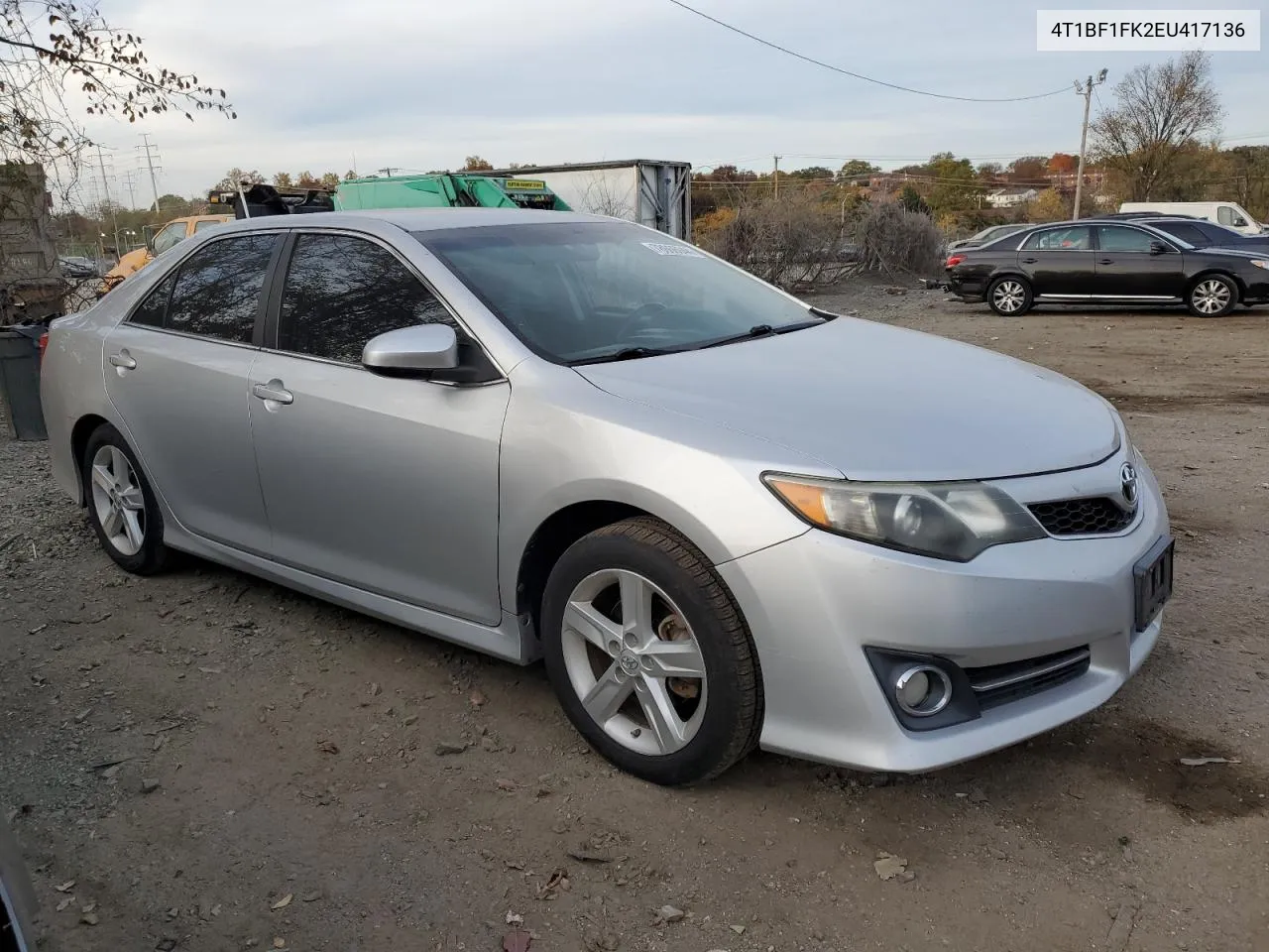 2014 Toyota Camry L VIN: 4T1BF1FK2EU417136 Lot: 78666044