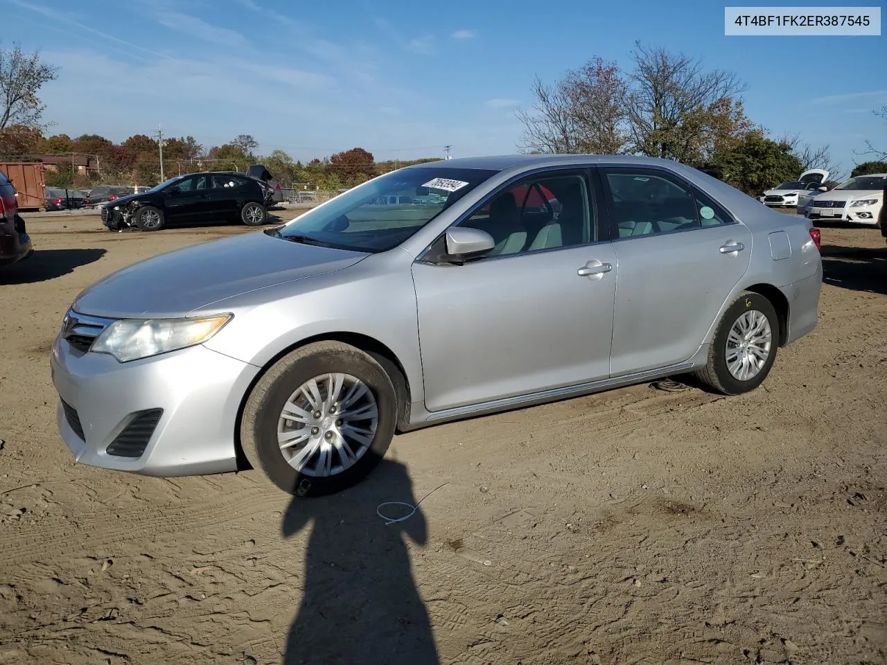 2014 Toyota Camry L VIN: 4T4BF1FK2ER387545 Lot: 78693994