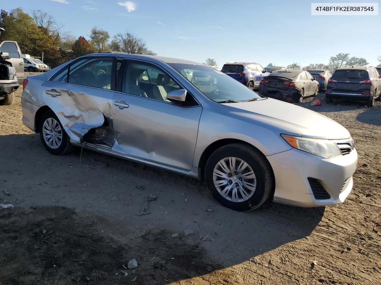 2014 Toyota Camry L VIN: 4T4BF1FK2ER387545 Lot: 78693994