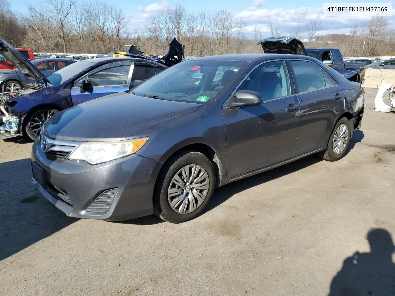 2014 Toyota Camry L VIN: 4T1BF1FK1EU437569 Lot: 78881094