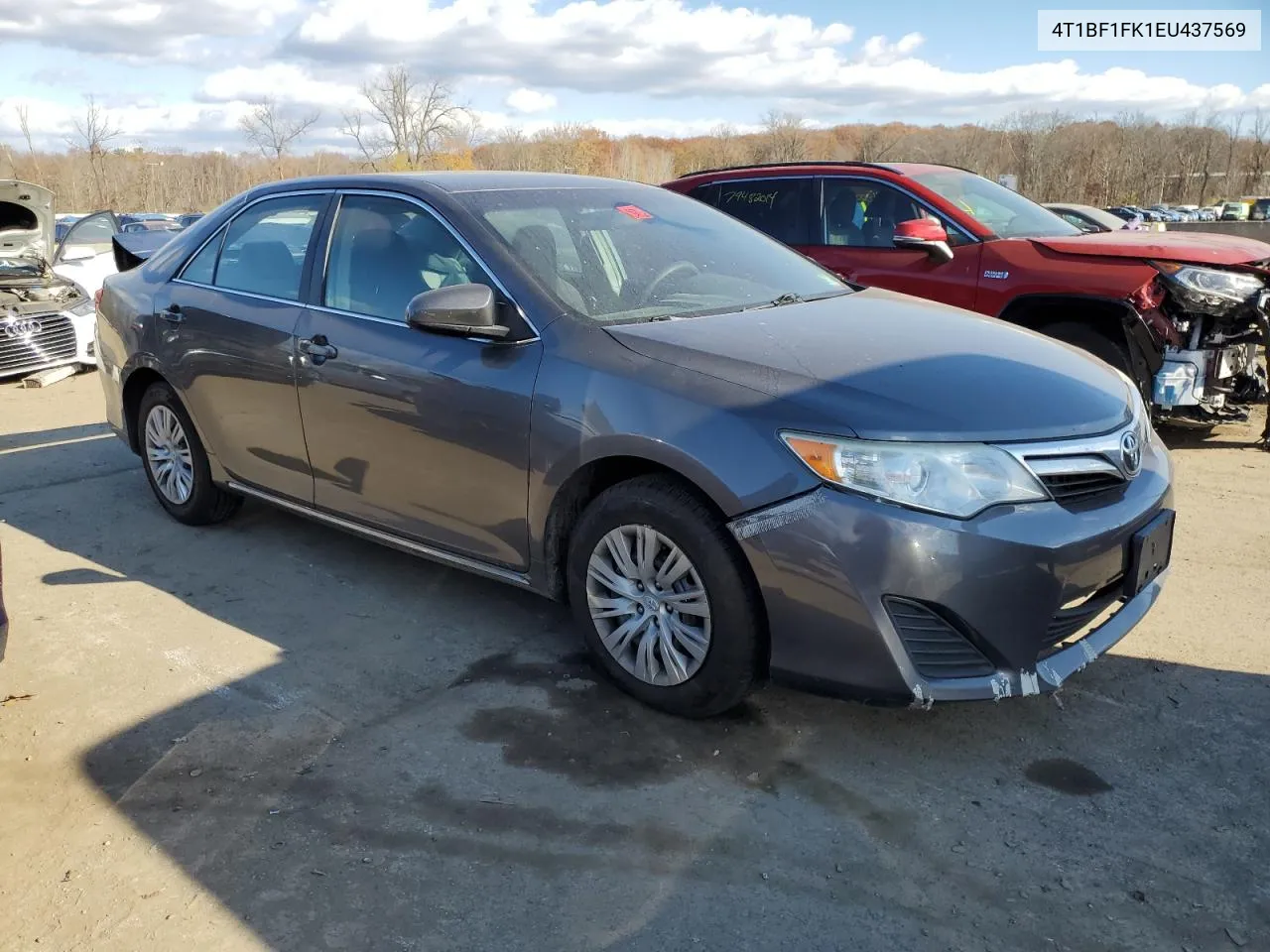 2014 Toyota Camry L VIN: 4T1BF1FK1EU437569 Lot: 78881094