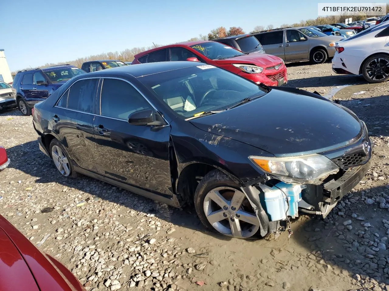 2014 Toyota Camry L VIN: 4T1BF1FK2EU791472 Lot: 78910084