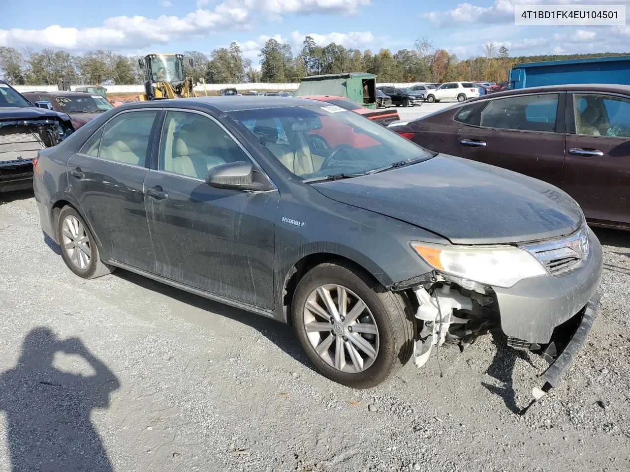 2014 Toyota Camry Hybrid VIN: 4T1BD1FK4EU104501 Lot: 79022964