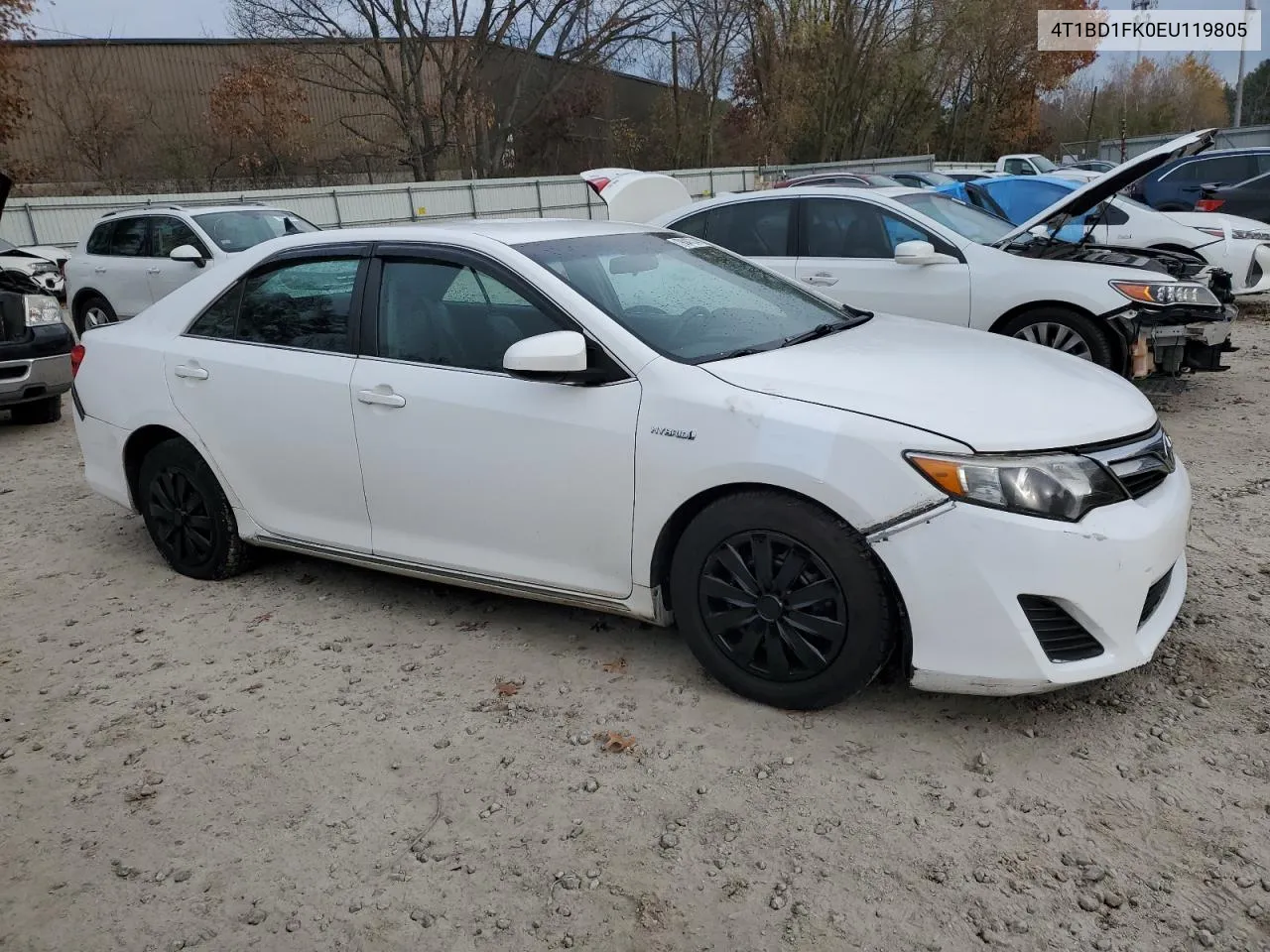 2014 Toyota Camry Hybrid VIN: 4T1BD1FK0EU119805 Lot: 79047314