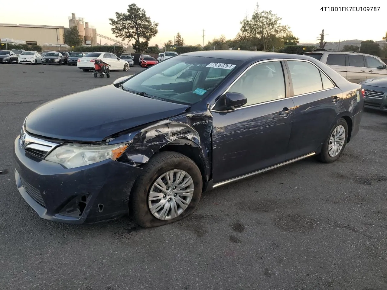 4T1BD1FK7EU109787 2014 Toyota Camry Hybrid