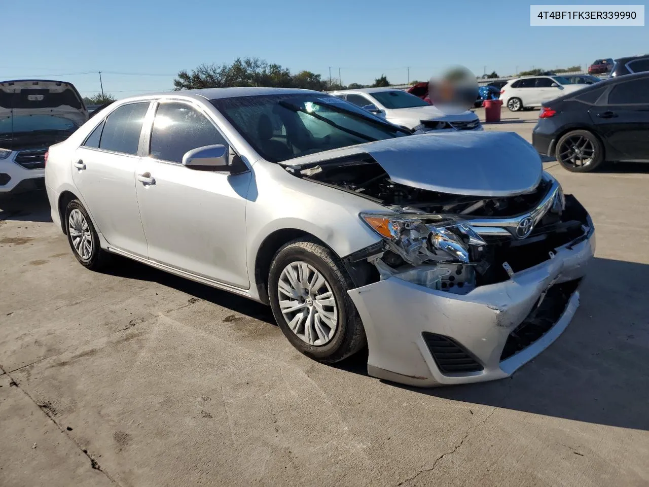 2014 Toyota Camry L VIN: 4T4BF1FK3ER339990 Lot: 79459214