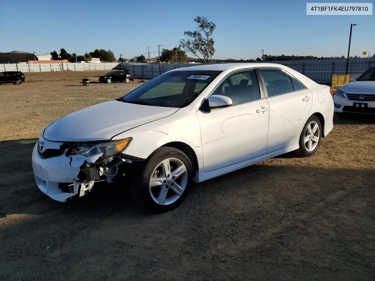 2014 Toyota Camry L VIN: 4T1BF1FK4EU797810 Lot: 79566414