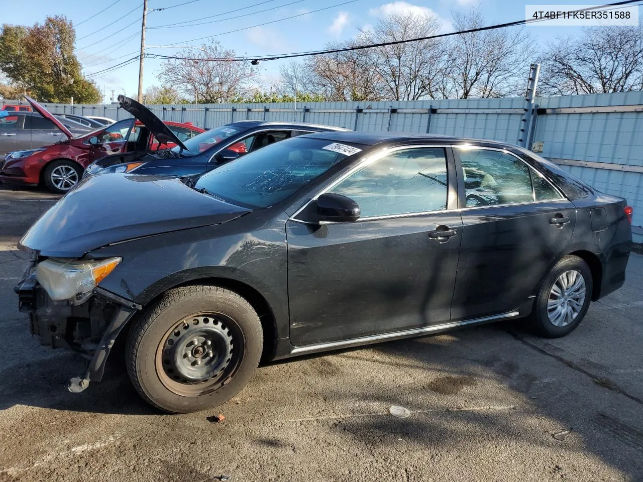 2014 Toyota Camry L VIN: 4T4BF1FK5ER351588 Lot: 79647424