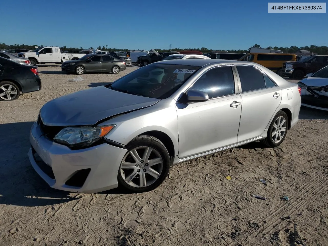 2014 Toyota Camry L VIN: 4T4BF1FKXER380374 Lot: 79679544