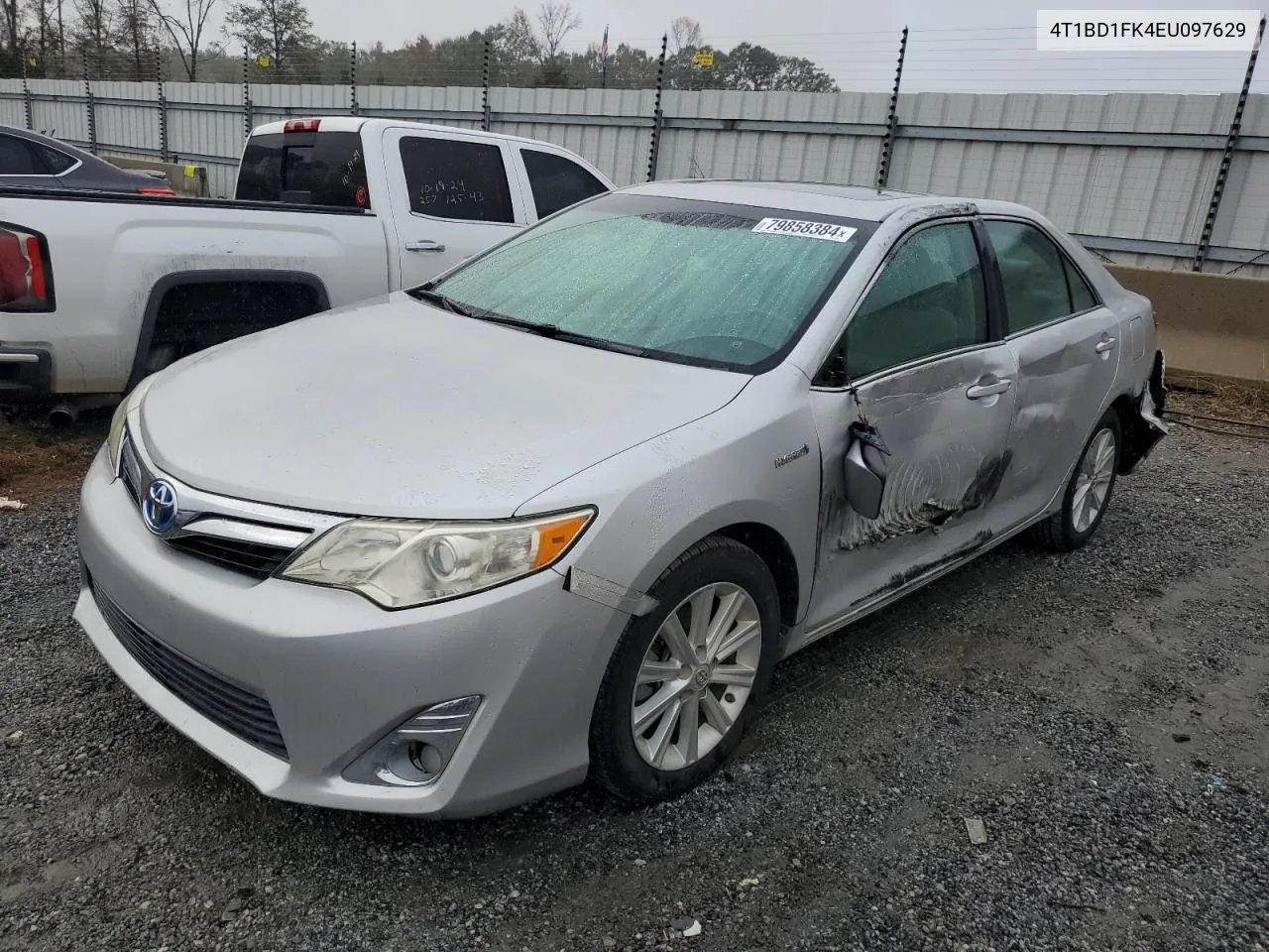 2014 Toyota Camry Hybrid VIN: 4T1BD1FK4EU097629 Lot: 79858384