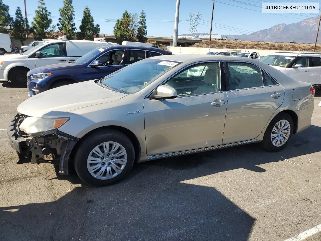 2014 Toyota Camry Hybrid VIN: 4T1BD1FKXEU111016 Lot: 79866404