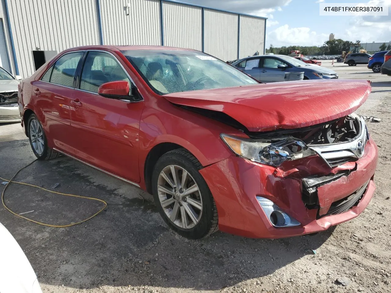 2014 Toyota Camry L VIN: 4T4BF1FK0ER387091 Lot: 80109164