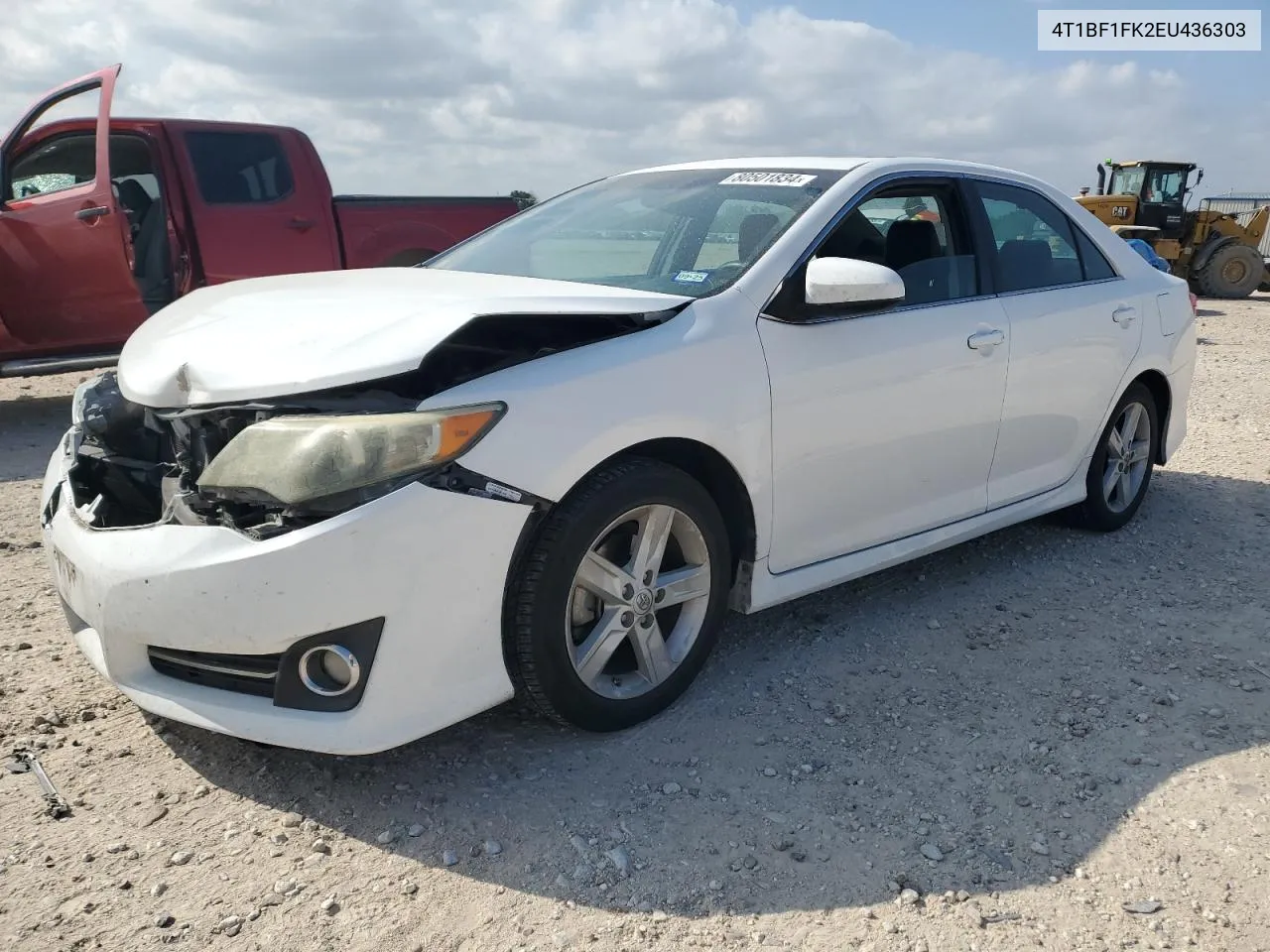 2014 Toyota Camry L VIN: 4T1BF1FK2EU436303 Lot: 80501834