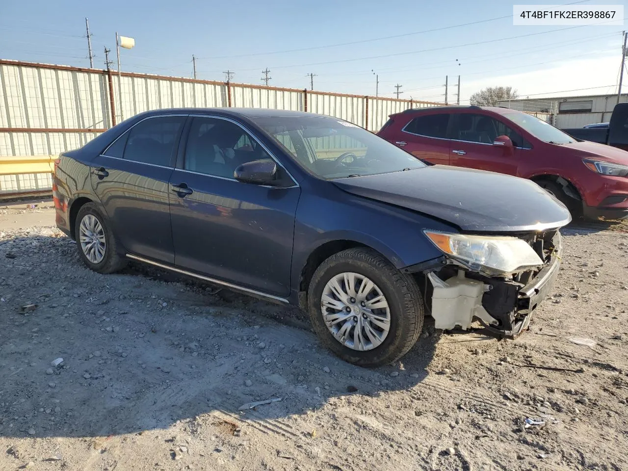 2014 Toyota Camry L VIN: 4T4BF1FK2ER398867 Lot: 80518644