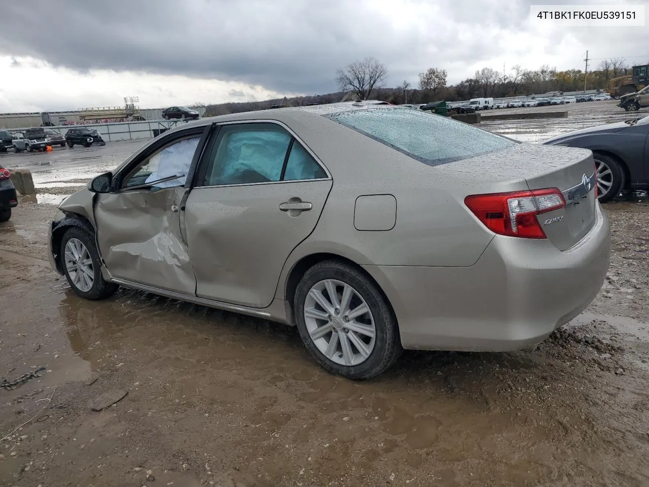 2014 Toyota Camry Se VIN: 4T1BK1FK0EU539151 Lot: 80551434