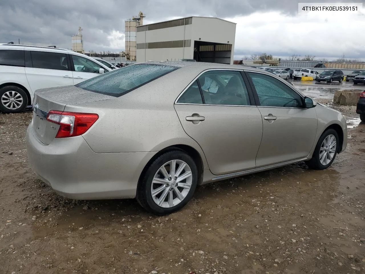 2014 Toyota Camry Se VIN: 4T1BK1FK0EU539151 Lot: 80551434