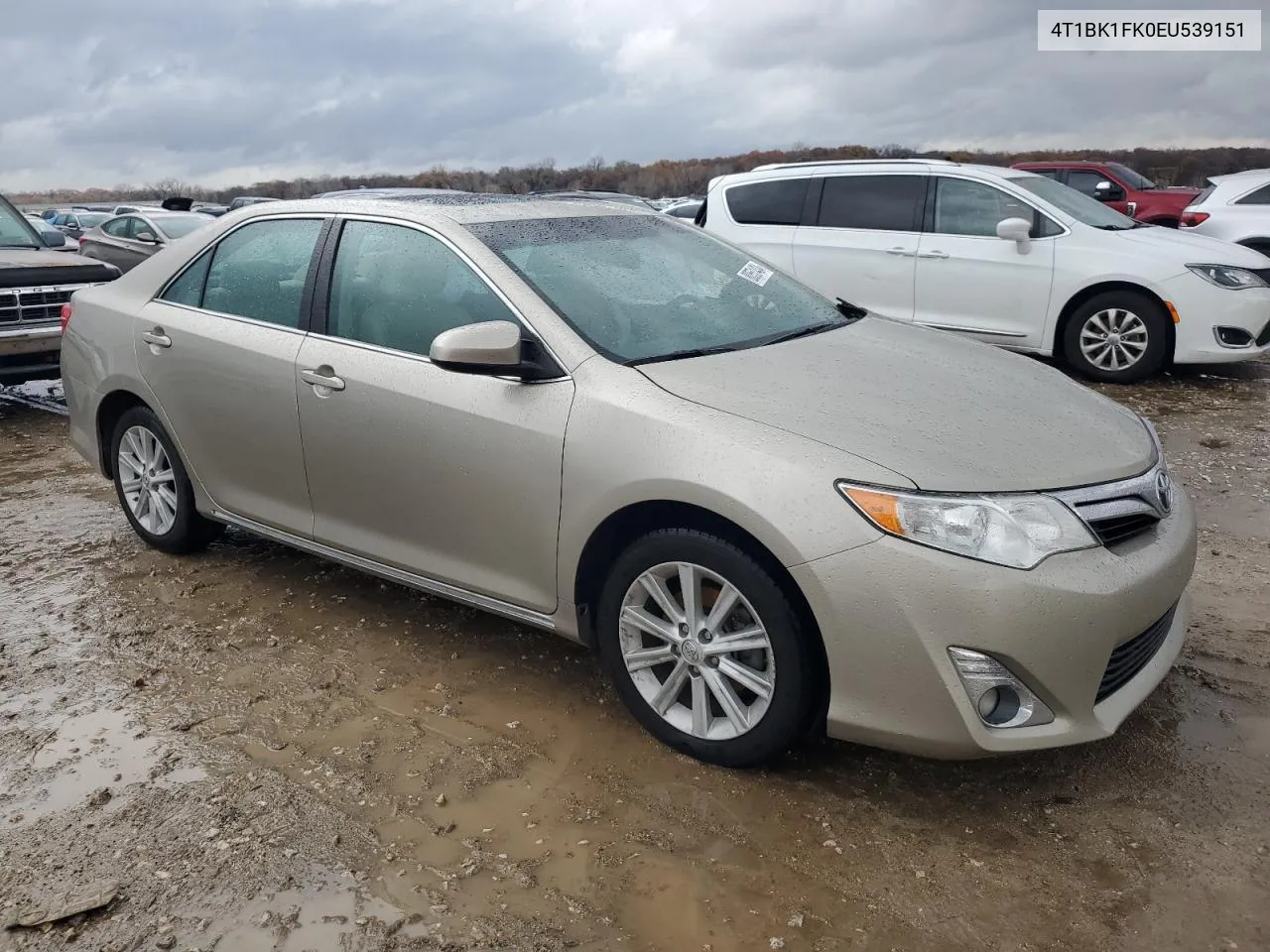 2014 Toyota Camry Se VIN: 4T1BK1FK0EU539151 Lot: 80551434