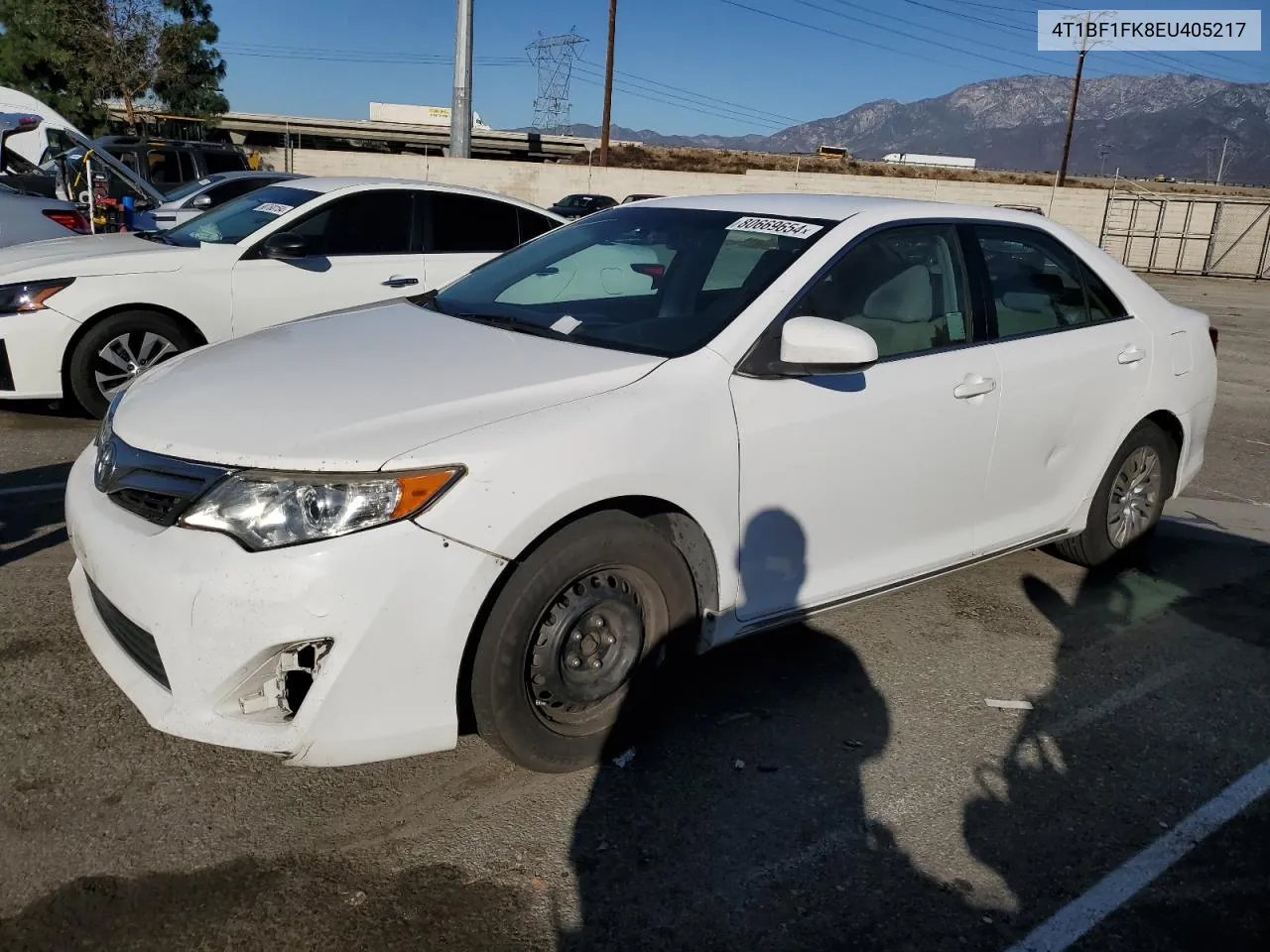 2014 Toyota Camry L VIN: 4T1BF1FK8EU405217 Lot: 80669654