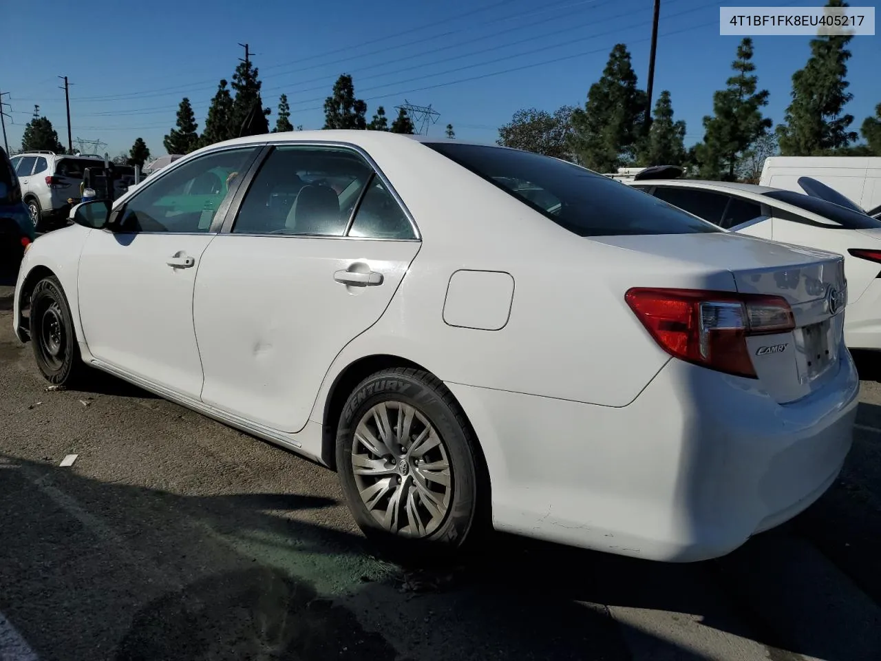 2014 Toyota Camry L VIN: 4T1BF1FK8EU405217 Lot: 80669654