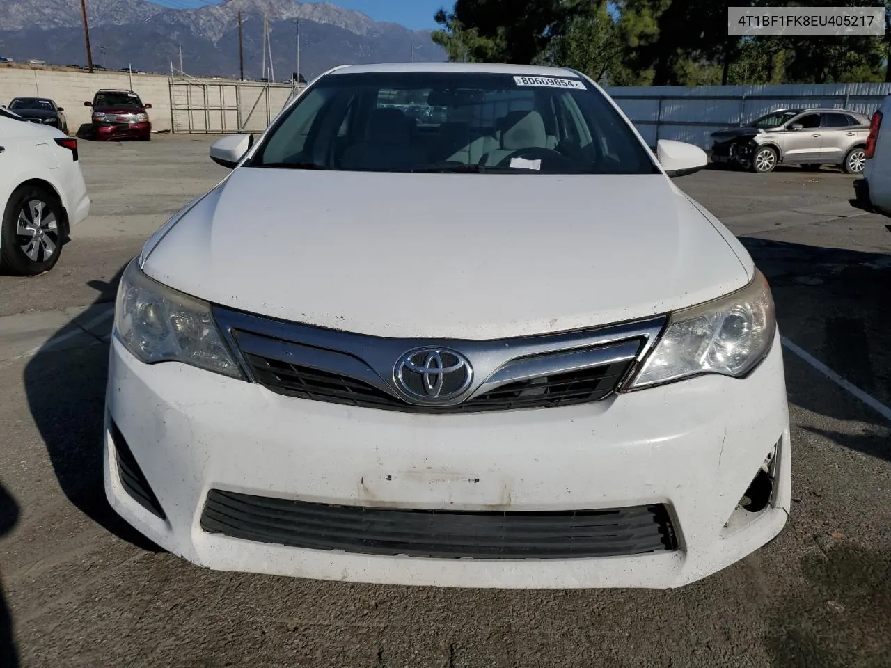 2014 Toyota Camry L VIN: 4T1BF1FK8EU405217 Lot: 80669654