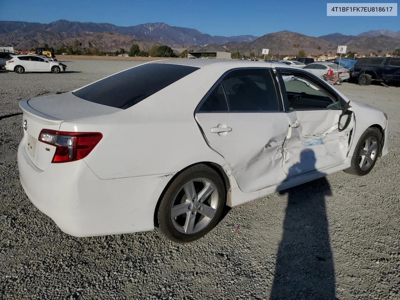 2014 Toyota Camry L VIN: 4T1BF1FK7EU818617 Lot: 80726244