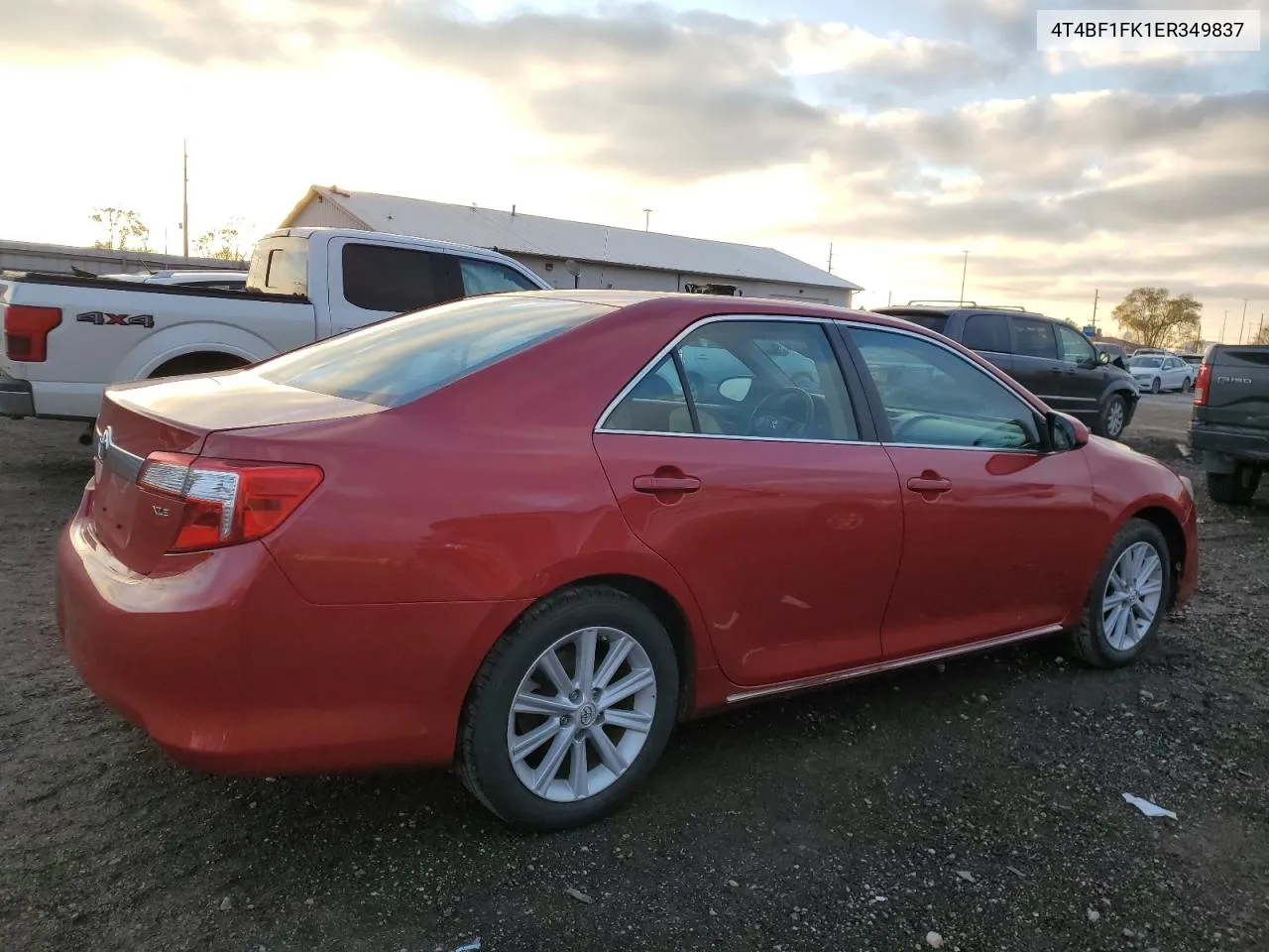 2014 Toyota Camry L VIN: 4T4BF1FK1ER349837 Lot: 80780984