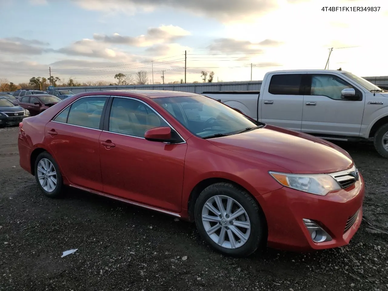 2014 Toyota Camry L VIN: 4T4BF1FK1ER349837 Lot: 80780984