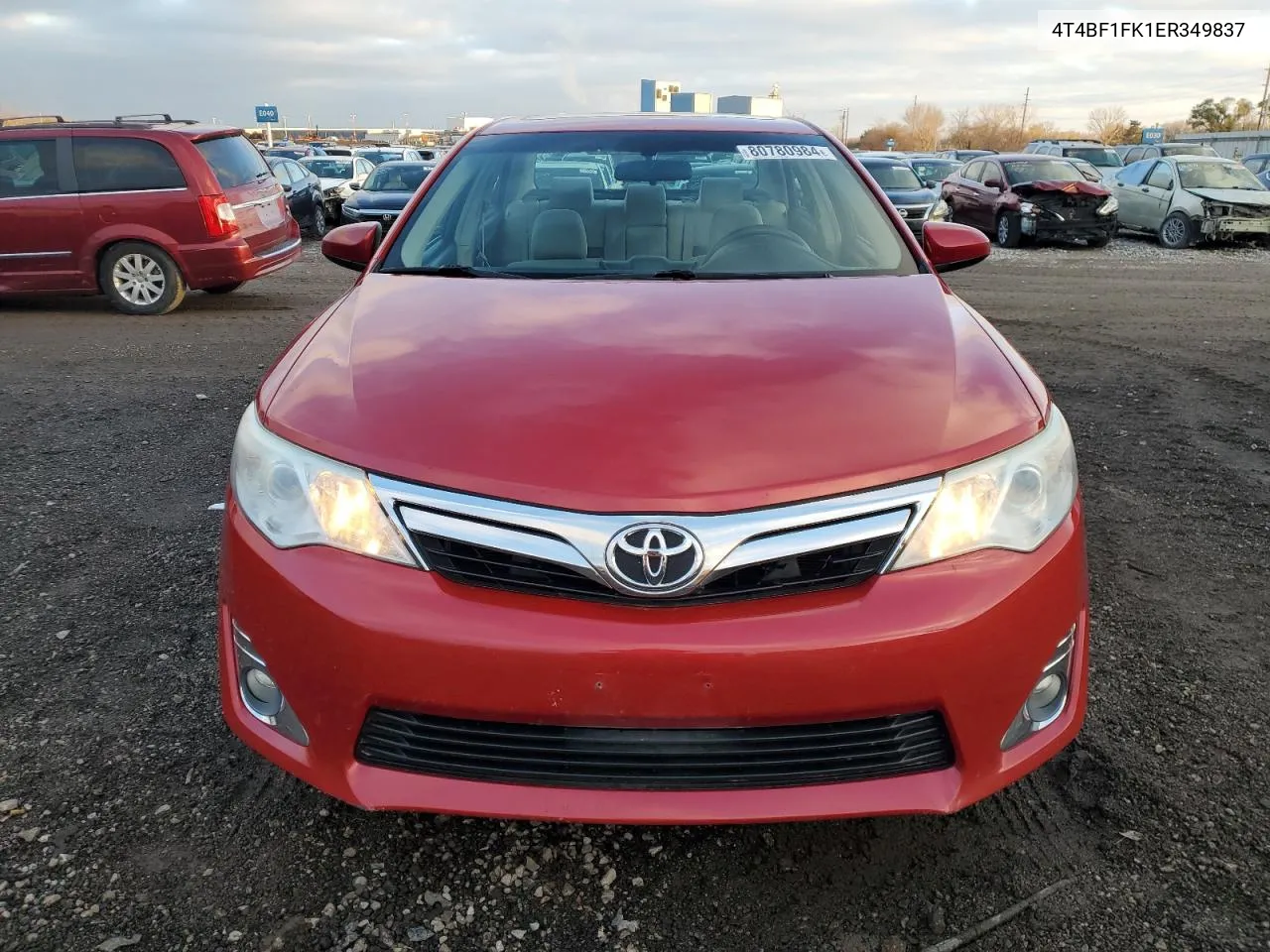 2014 Toyota Camry L VIN: 4T4BF1FK1ER349837 Lot: 80780984