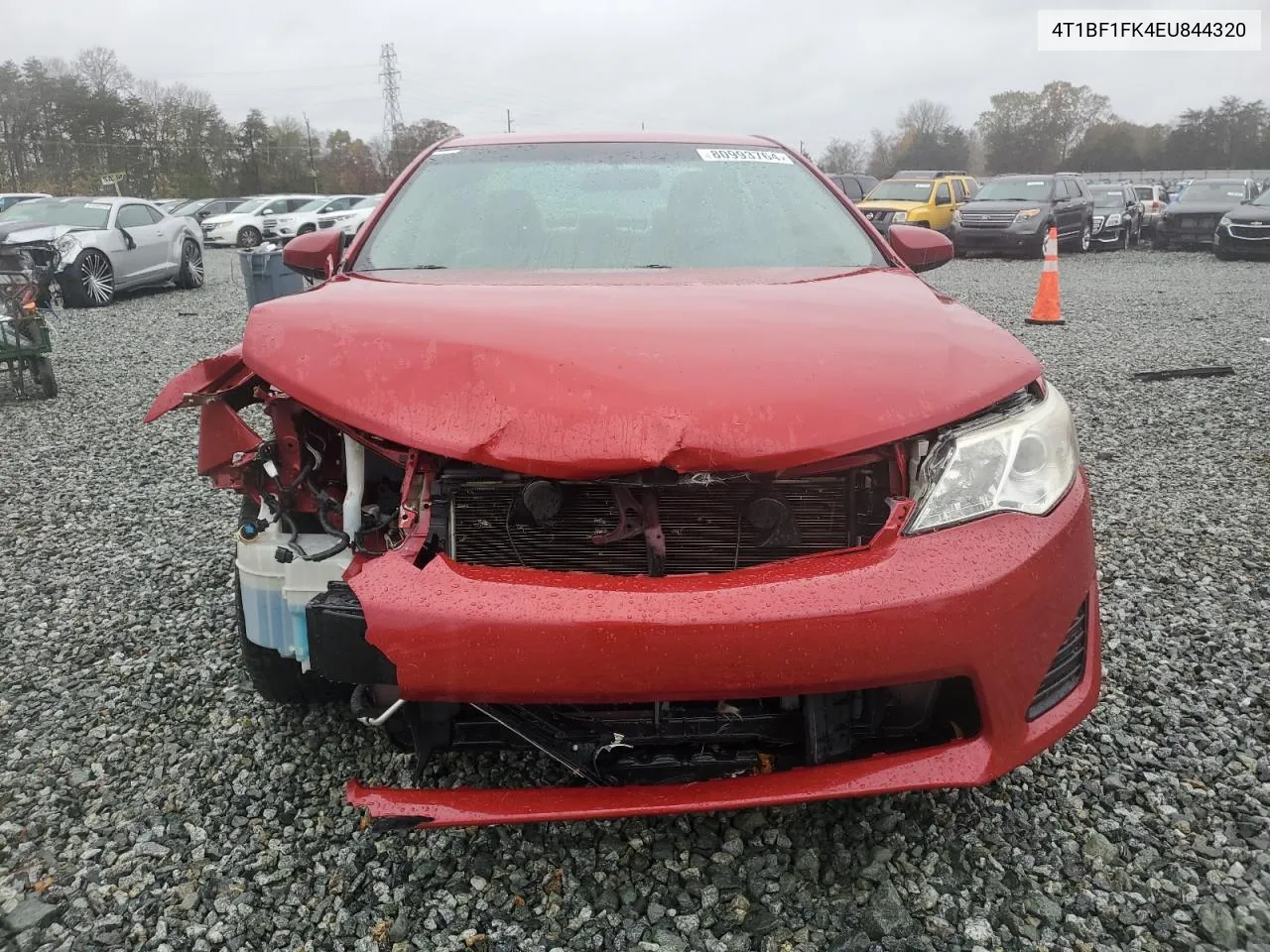 2014 Toyota Camry L VIN: 4T1BF1FK4EU844320 Lot: 80993764