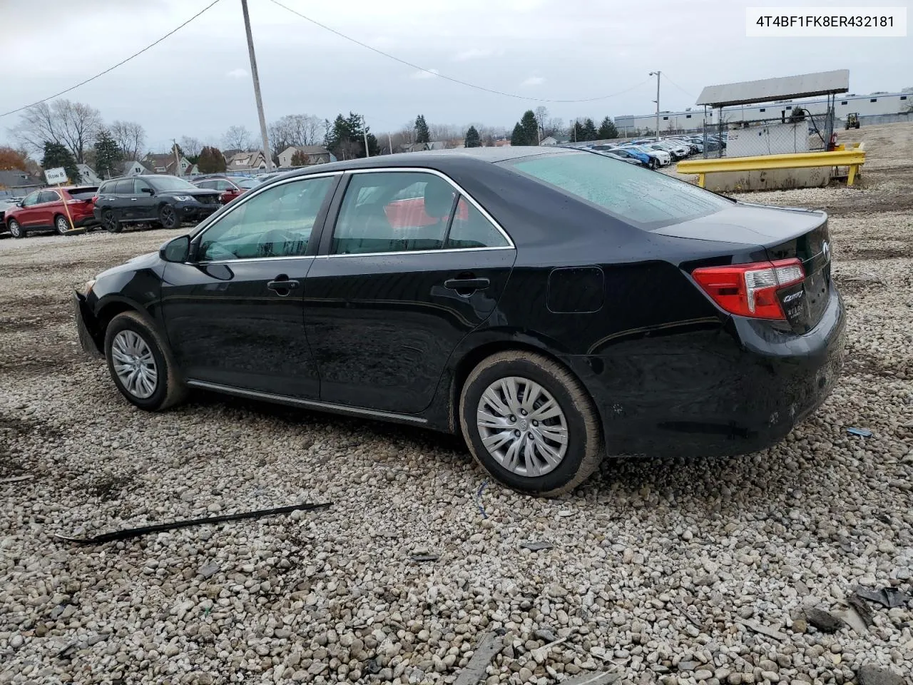 2014 Toyota Camry L VIN: 4T4BF1FK8ER432181 Lot: 81200934